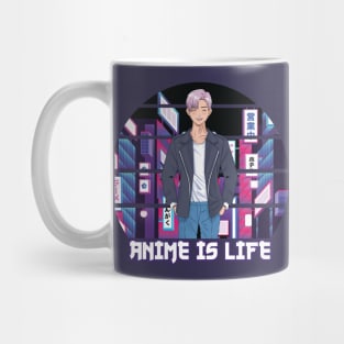 Anime is Life - Retro Style Mug